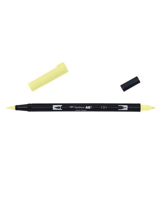 Marcador Dual Brush ABT de ponta dupla aguarelável Lemon Lime 131 Lima-2