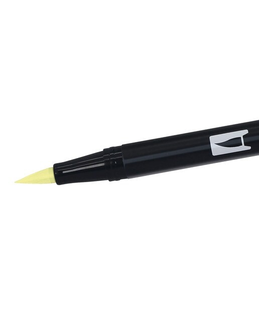 Marcador Dual Brush ABT de ponta dupla aguarelável Lemon Lime 131 Lima-3