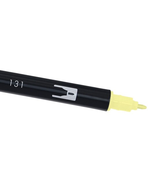 Marcador Dual Brush ABT de ponta dupla aguarelável Lemon Lime 131 Lima-4