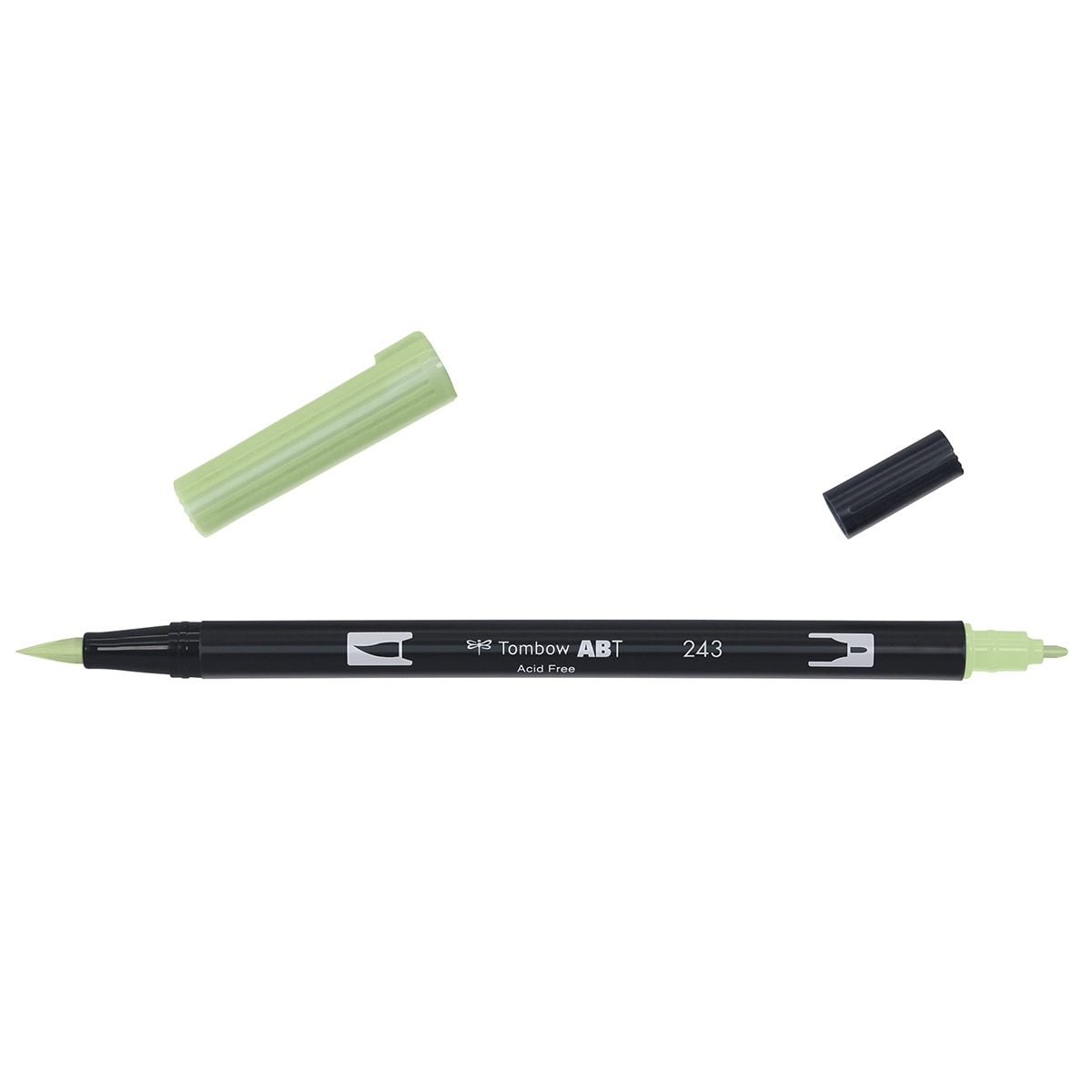 Marcador Dual Brush ABT de ponta dupla aguarelável Mint 243 Menta-2