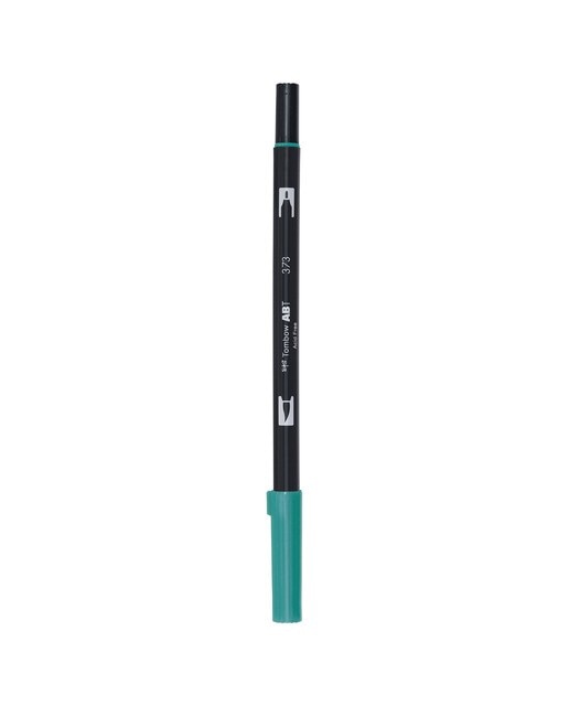 Marcador Dual Brush ABT de ponta dupla aguarelável Sea Blue 373 Azul-1
