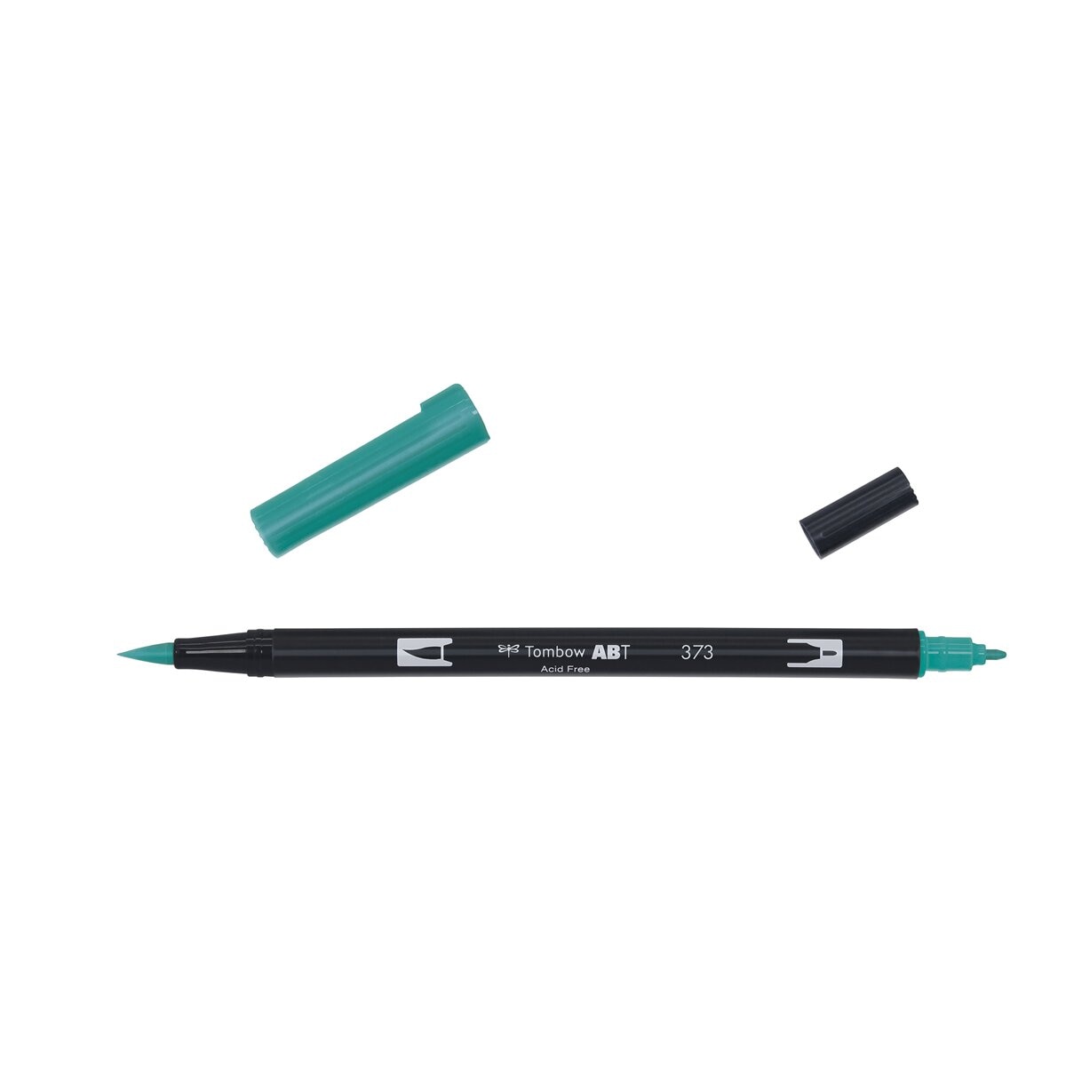 Marcador Dual Brush ABT de ponta dupla aguarelável Sea Blue 373 Azul-2