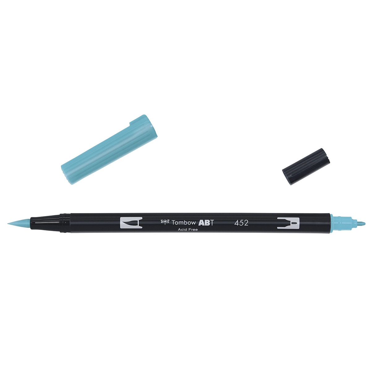 Marcador Dual Brush ABT de ponta dupla aguarelável Process Blue 452 Azul-2