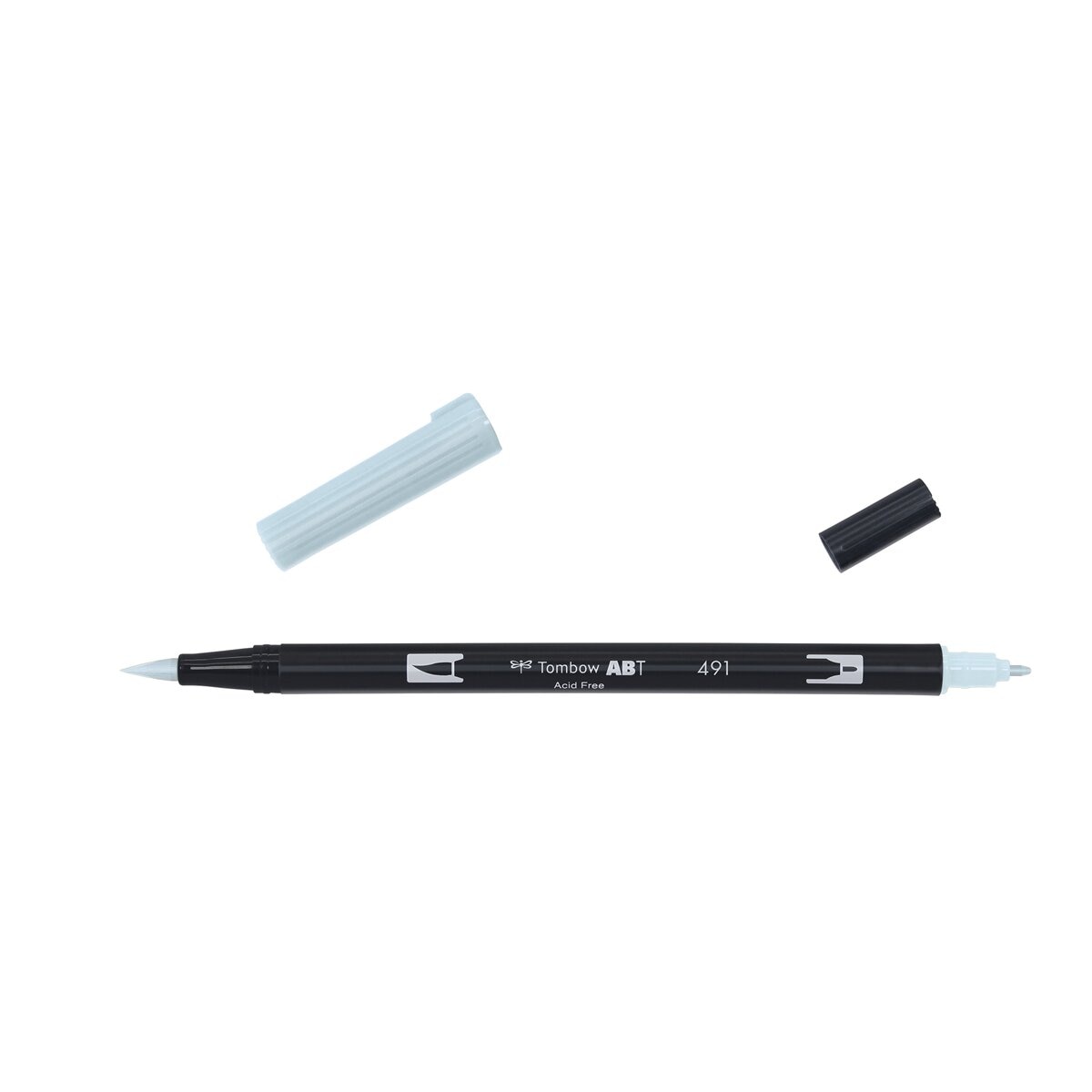 Marcador Dual Brush ABT de ponta dupla aguarelável Glacier Blue 491 Azul-2