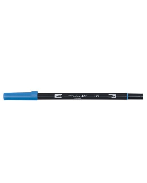 Marcador Dual Brush ABT de ponta dupla aguarelável Reflex Blue 493 Azul-1