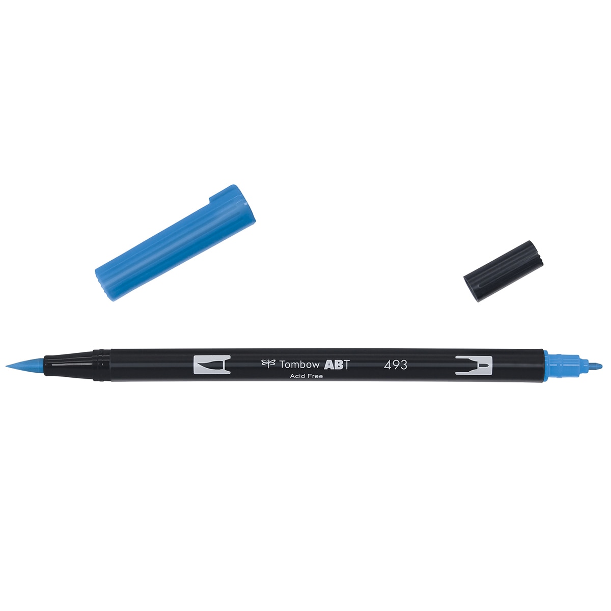 Marcador Dual Brush ABT de ponta dupla aguarelável Reflex Blue 493 Azul-2