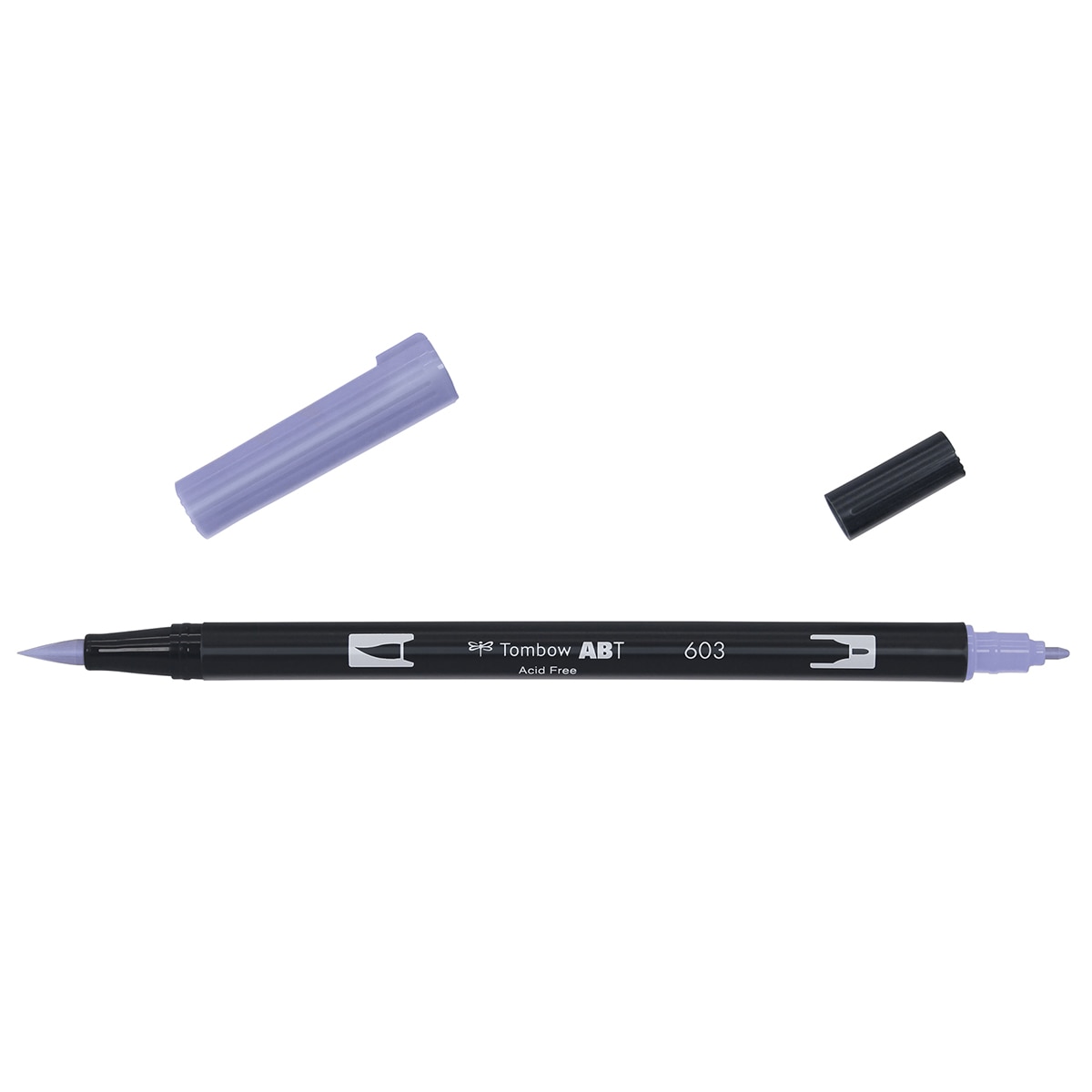 Marcador Dual Brush ABT de ponta dupla aguarelável Periwinkle 603 Violeta-2