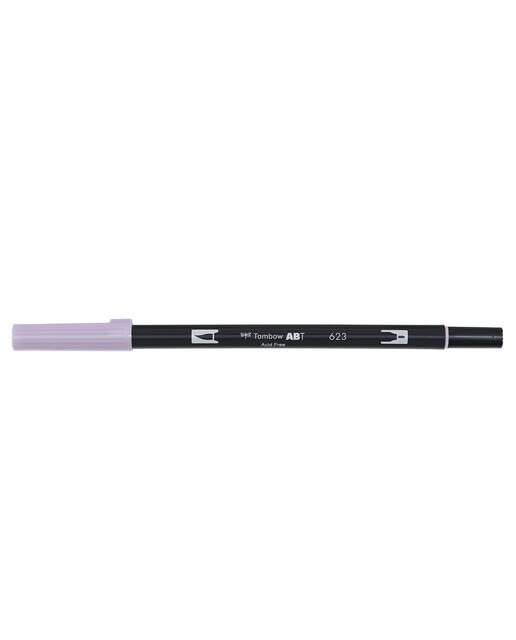 Marcador Dual Brush ABT de ponta dupla aguarelável Purple Sage 623 Roxo-1