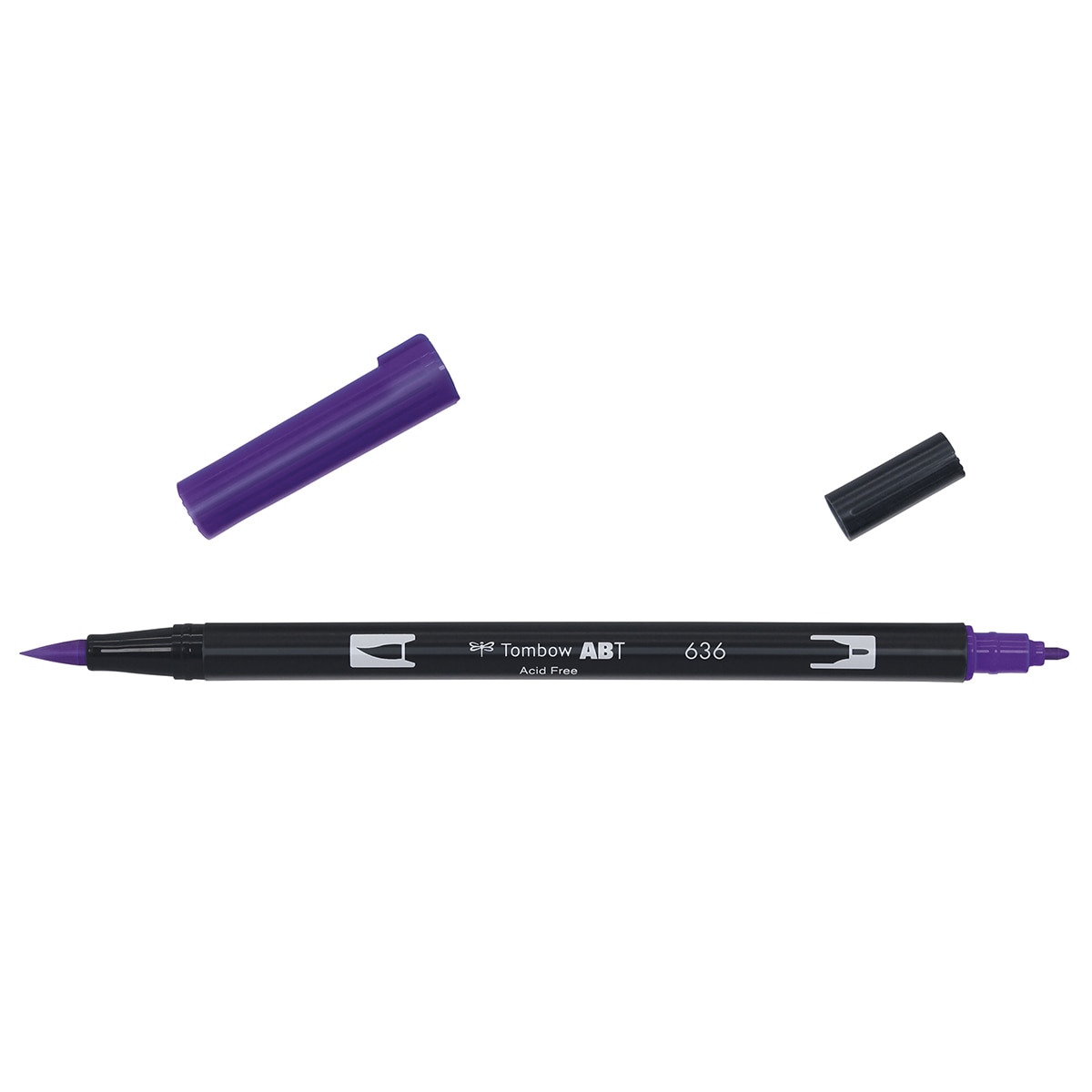 Marcador Dual Brush ABT de ponta dupla aguarelável Imperial Purple 636 Roxo-2