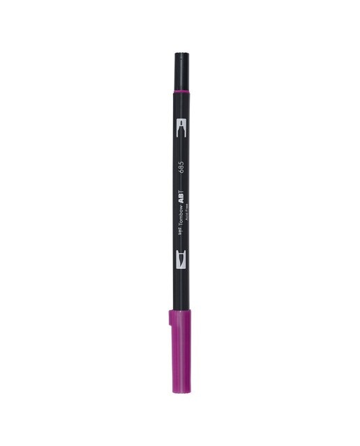 Imagem 0 de Marcador Dual Brush ABT de ponta dupla aguarelável Deep Magenta 685