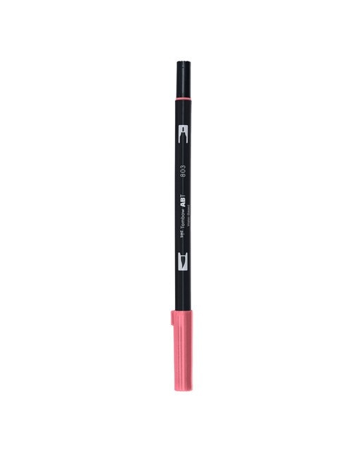 Marcador Dual Brush ABT de ponta dupla aguarelável Pink Punch 803 Rosa-1