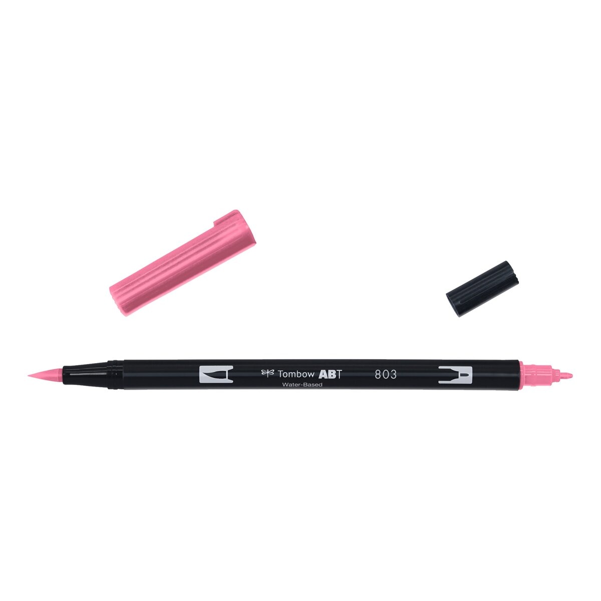 Marcador Dual Brush ABT de ponta dupla aguarelável Pink Punch 803 Rosa-2