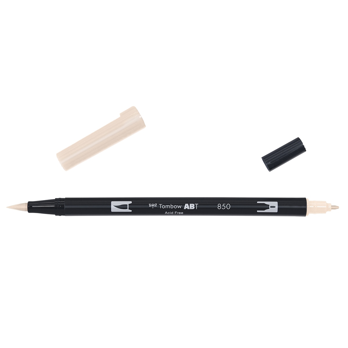 Marcador Dual Brush ABT de ponta dupla aguarelável Flesh 850 Laranja-2