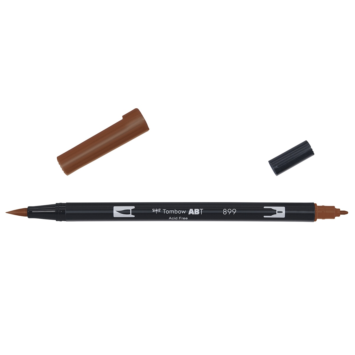 Marcador Dual Brush ABT de ponta dupla aguarelável Redwood 899 Castanho-2