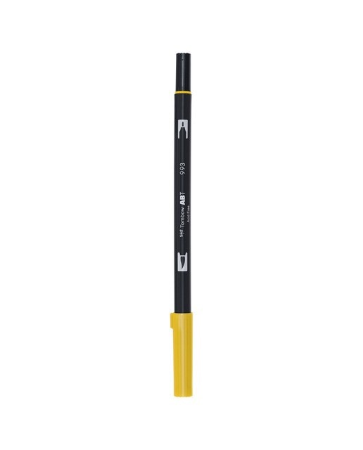 Marcador Dual Brush ABT de ponta dupla aguarelável Chrome Orange 993 Laranja-1