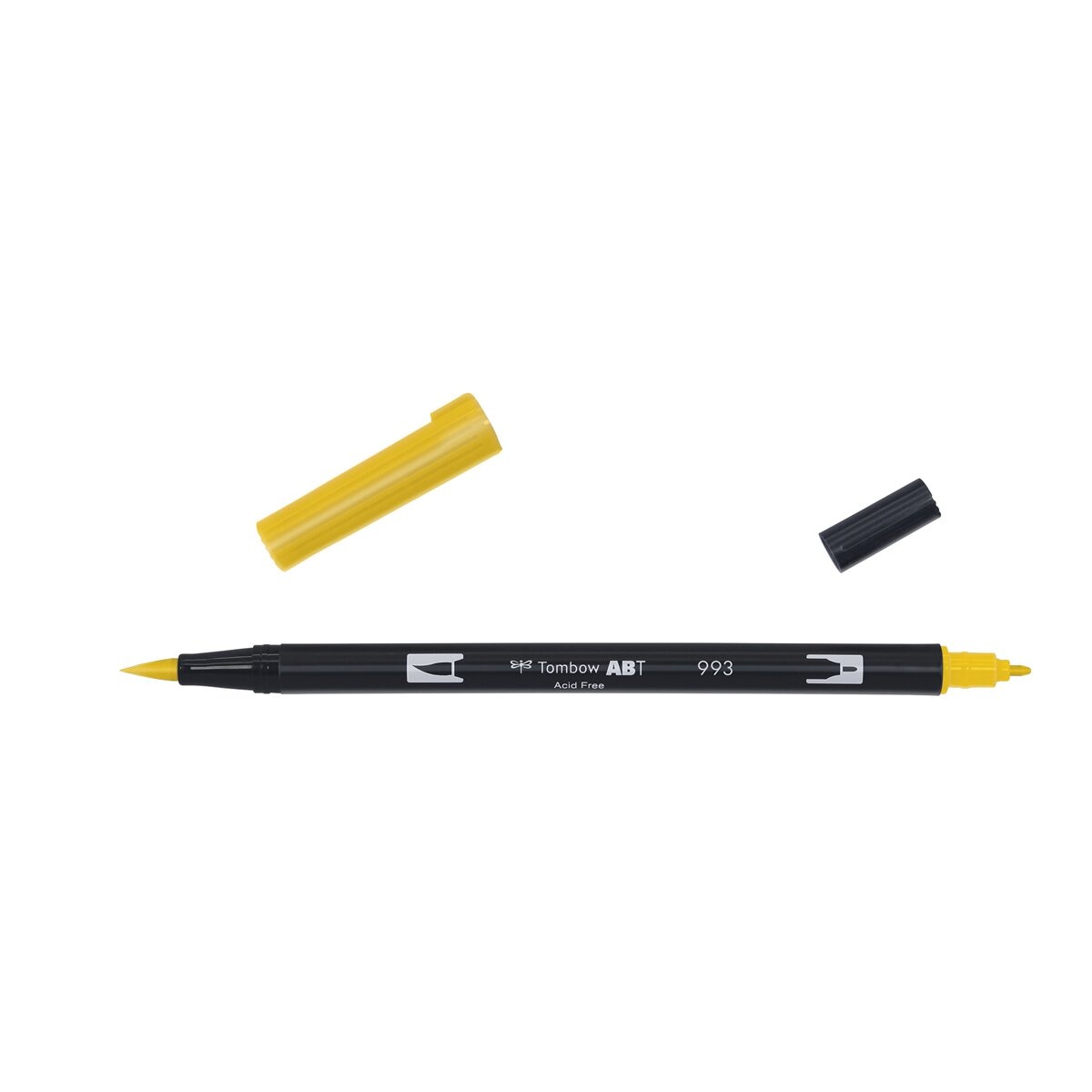 Marcador Dual Brush ABT de ponta dupla aguarelável Chrome Orange 993 Laranja-2