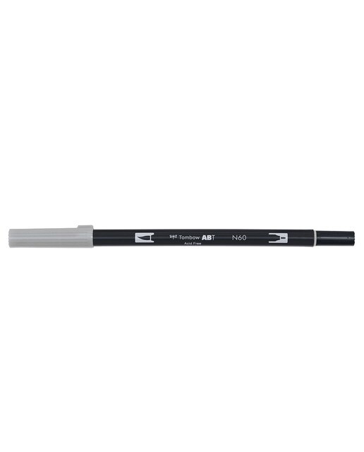 Marcador Dual Brush ABT de ponta dupla aguarelável Cool Grey 6 N60 Cinzento-1