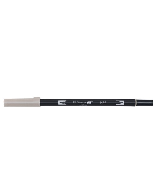 Marcador Dual Brush ABT de ponta dupla aguarelável Warm Grey 2 N79 Cinzento-1
