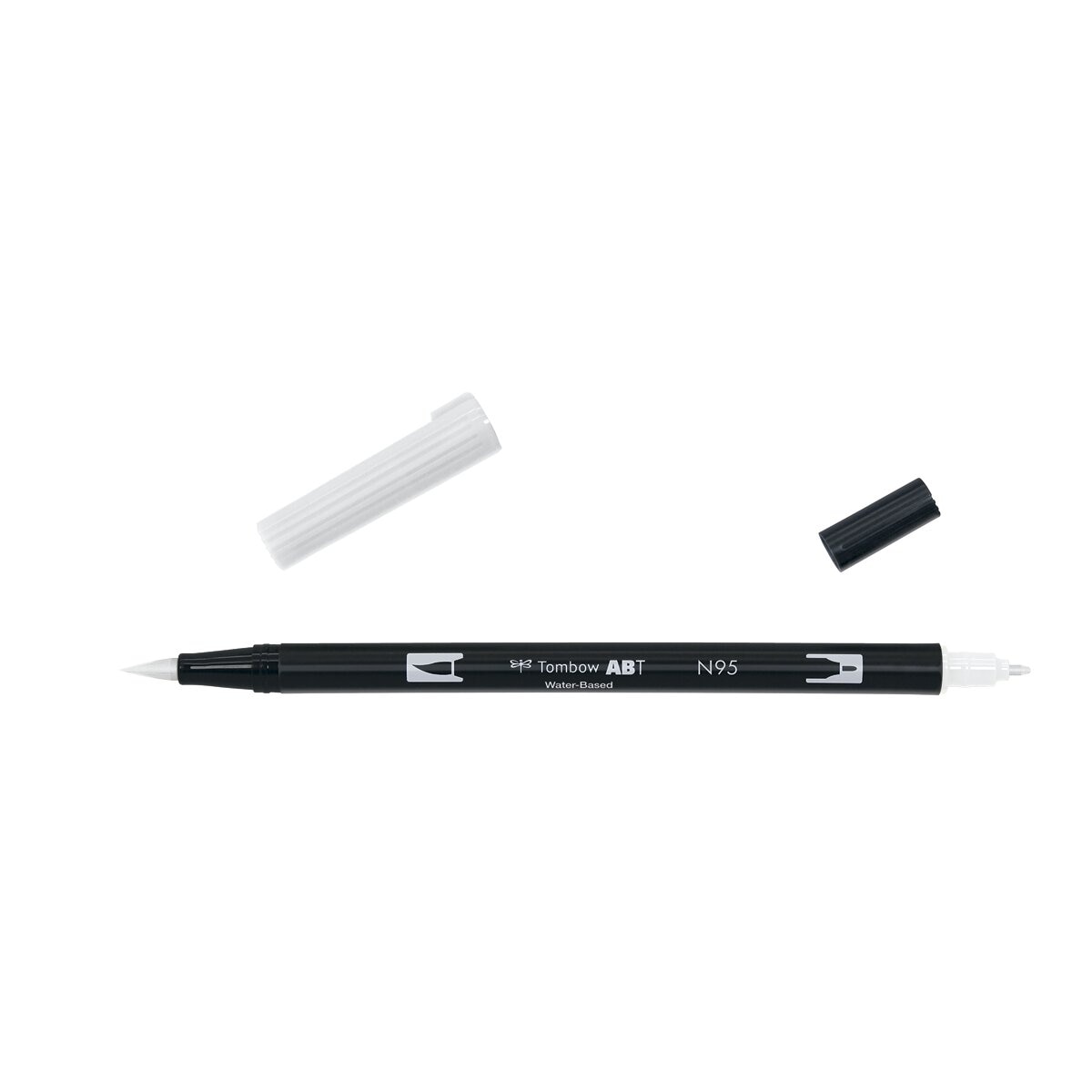 Marcador Dual Brush ABT de ponta dupla aguarelável Cool Grey 1 N95 Cinzento-2