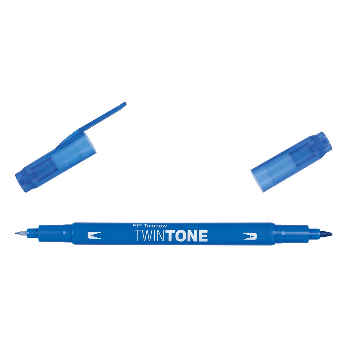 Rotulador Doble Punta TwinTone Base Agua Tombow Blue 15 Azul-2