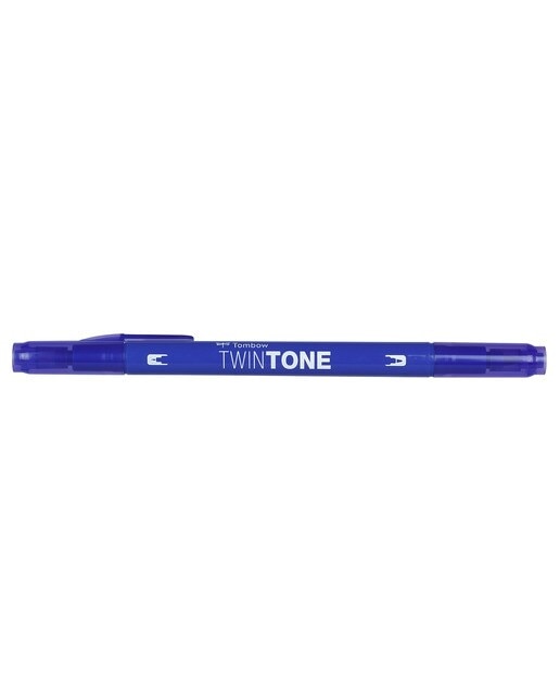 Marcador de ponta dupla TwinTone Base de água Prussian Blue 17 Azul-1
