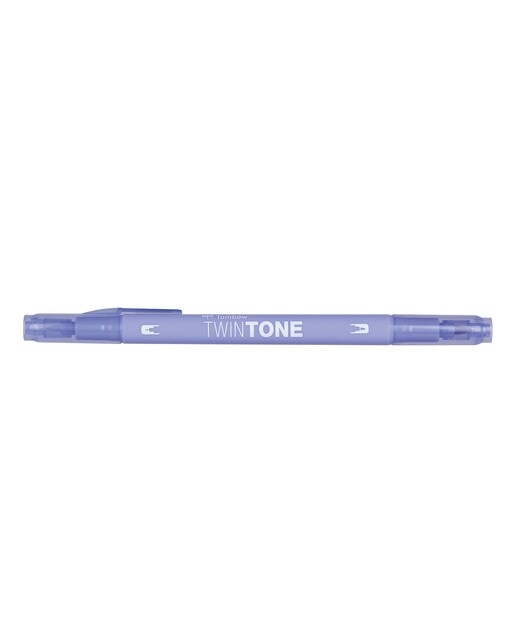 Marcador de ponta dupla TwinTone Base de água Pale Purple 21 Violeta-1