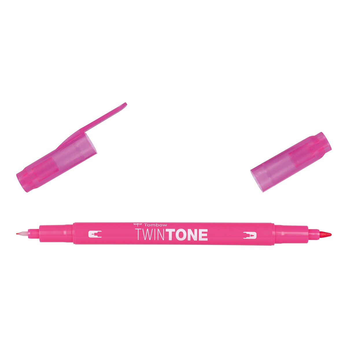 Rotulador Doble Punta TwinTone Base Agua Tombow Pink 22 Rosa-2