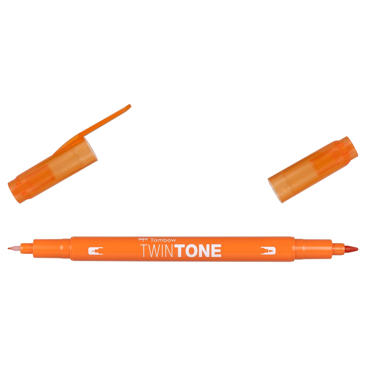 Marcador de ponta dupla TwinTone Base de água Orange 28 Laranja-2