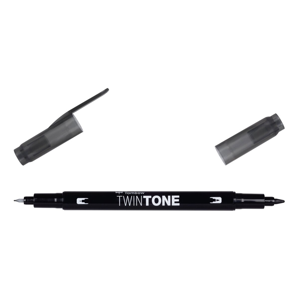 Marcador de ponta dupla TwinTone Base de água Black 33 Preto-2