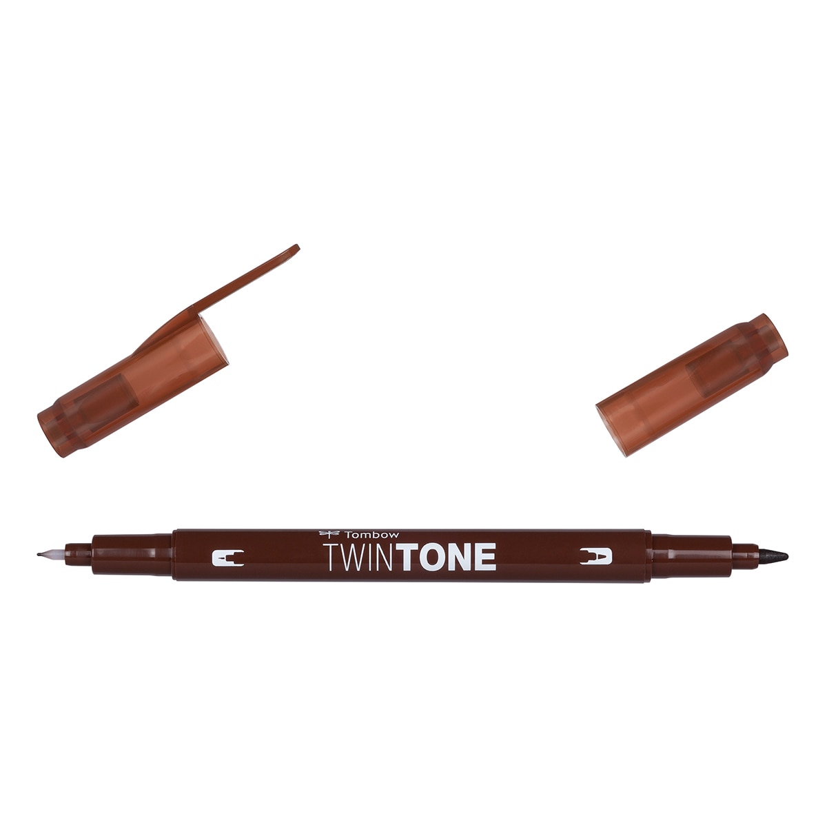 Marcador de ponta dupla TwinTone Base de água Chocolate 41 Chocolate-2