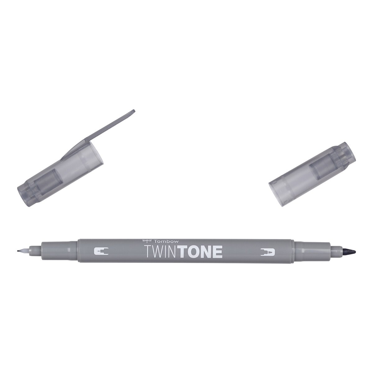 Marcador de ponta dupla TwinTone Base de água Grey 49 Cinzento-2