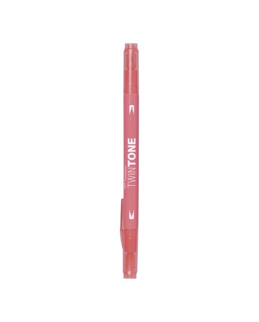 Marcador de ponta dupla TwinTone Base de água Cherry Pink 77 Rosa-1