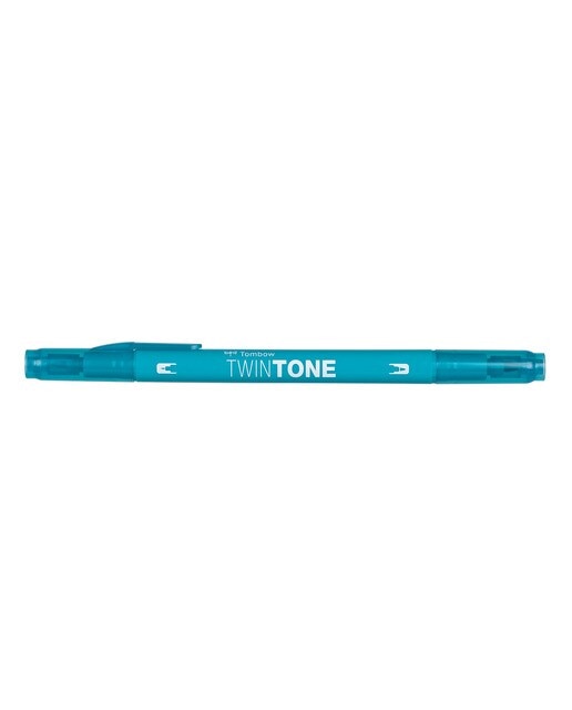 Marcador de ponta dupla TwinTone Base de água Emerald Green 85 Verde-esmeralda-1