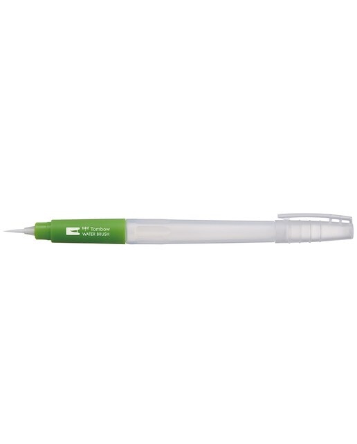 Tombow - Pincel Vacío con Depósito para Agua Water Brush Tombow Punta Fina.
