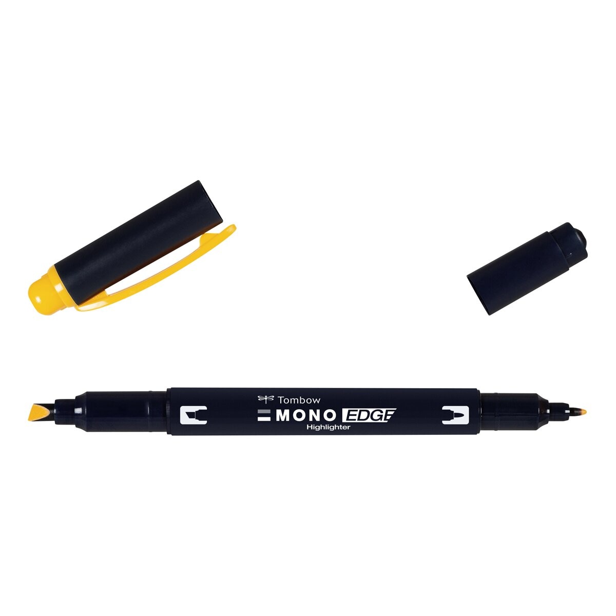 Marcador fluorescente MONO Edge de ponta dupla amarelo Amarelo-2