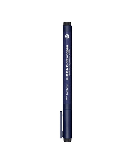 Marcador MONO Drawing Pen de ponta fina 03 preto Preto-1