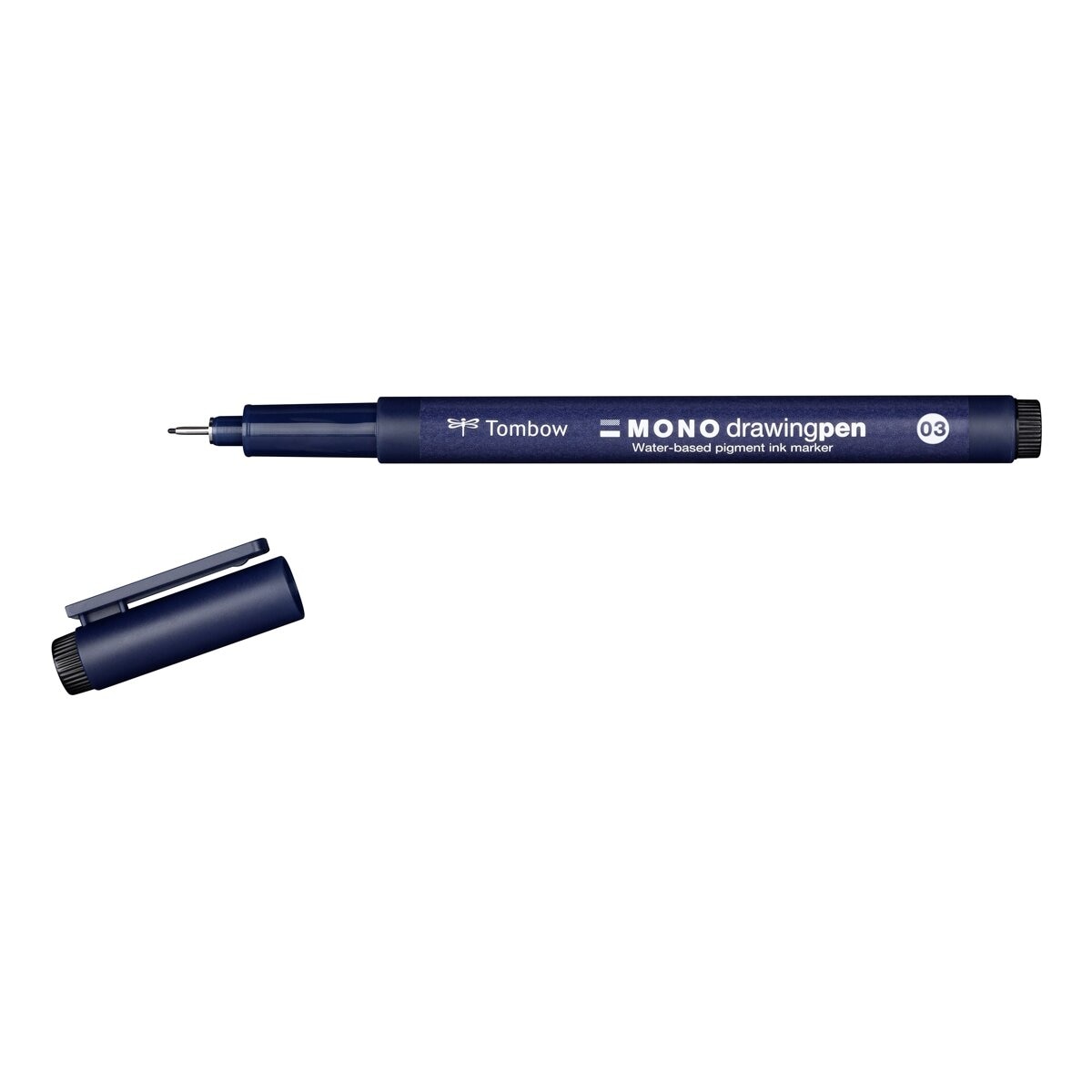 Marcador MONO Drawing Pen de ponta fina 03 preto Preto-2