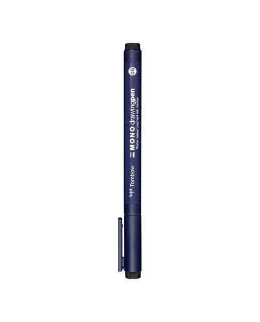 Marcador MONO Drawing Pen de ponta fina 05 preto Preto-1
