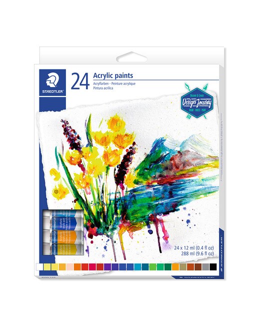 24 Tintas Acrílicas Design Journey 1