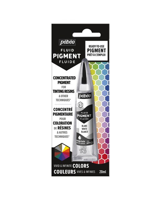 Pigmento Concentrado Cores Misturáveis Tubo 20 ml - Branco 1