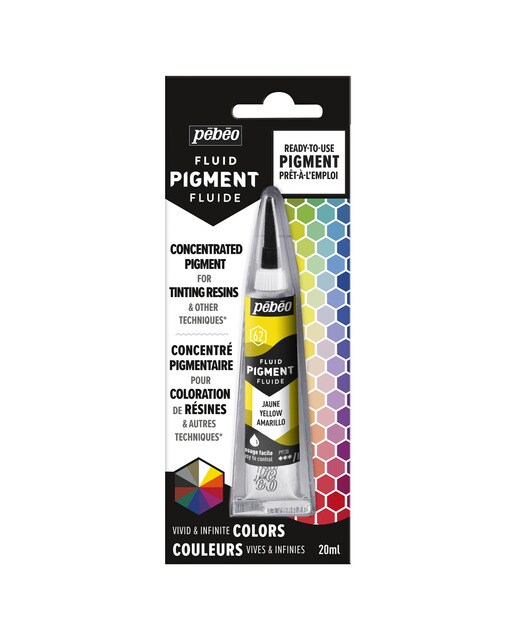 Pigmento Concentrado Cores Misturáveis Tubo 20 ml - Amarelo 1