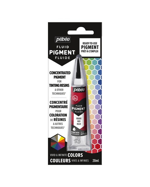 Pigmento Concentrado Cores Misturáveis Tubo 20 ml - Vermelho 1