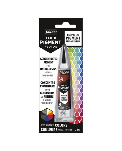 Pigmento Concentrado Cores Misturáveis Tubo 20 ml - Castanho 1