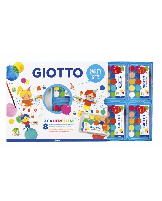 Expositor 10 unidades acuarelas Party Gift Giotto 1
