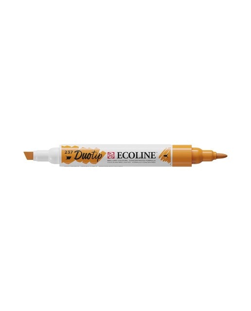 Caneta de Feltro Ponta Dupla Ecoline - Laranja Escuro Laranja-escuro-1
