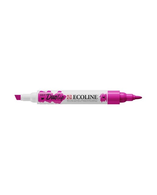 Caneta de Feltro Ecoline Ponta Dupla - Magenta Magenta-1