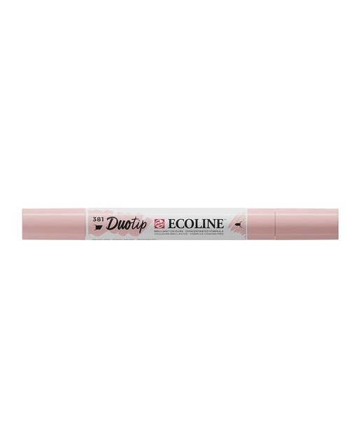 Caneta de Feltro Ponta Dupla Ecoline - Vermelho Pastel Vermelho-2