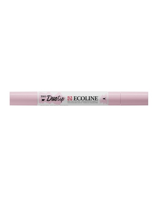 Caneta de Feltro Ponta Dupla Ecoline - Rosa Pastel Rosa-pastel-2