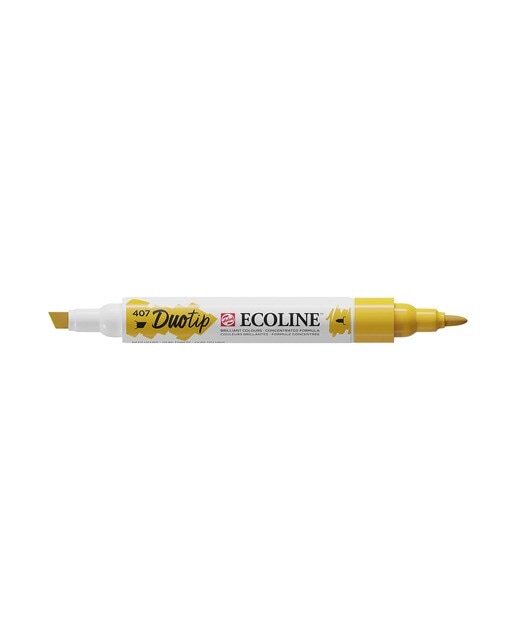 Imagem 0 de Marcador de ponta dupla Ecoline Talens ocre escuro