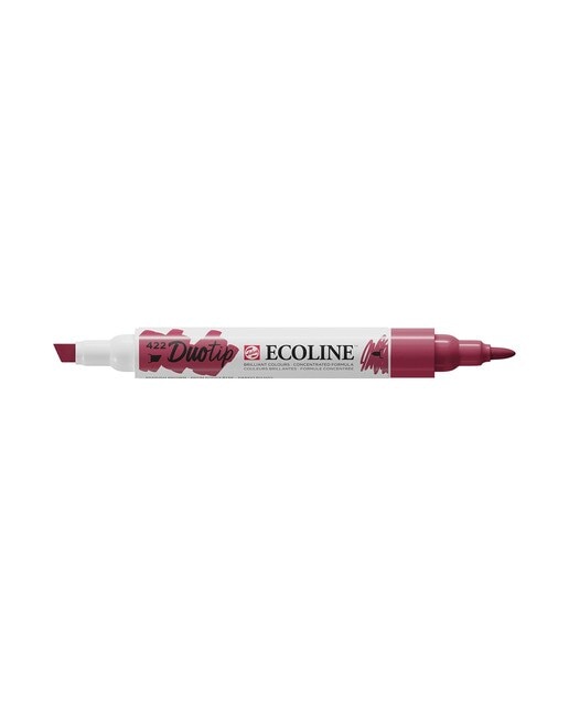 Imagem 0 de Caneta alimentar Ecoline Talens de ponta dupla castanho avermelhado